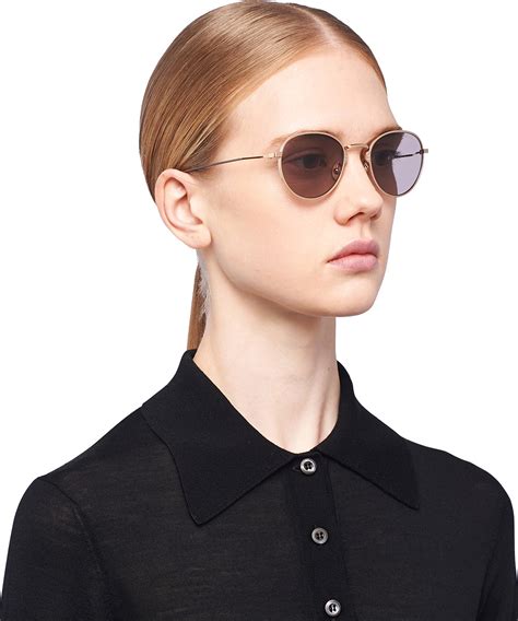 prada pr53ws|Prada™ PR 53WS 06Q06I 50 Satin Pale Gold Sunglasses.